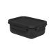 Mini Hermetic Lunch Box Bicolor - Black