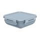 Hermetic Square Lunch Box Bicolor - Glacial Blue