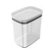 Hermetic Rectangular Airtight Canister Jar - 1.5 Liter - White