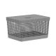 Grid Basket with Lid - Lead Grey - 20 Liter