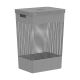 Grid Basket with Lid - Lead Grey - 49 Liter