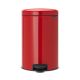 NewIcon Pedal Bin - Passion Red - 20 litre