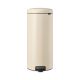 NewIcon Pedal Bin - Soft Beige - 30 litre