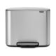 Bo Pedal Bin - Matt Steel Fingerprint Proof - 3 x 11 litre