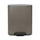Bo Pedal Bin - Platinum - 60 litre