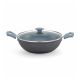 Premier Ceramic Kadai with Induction Base and Glass Lid
