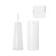 Toilet Accessory Set - Set of 3 - White