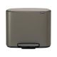 Bo Pedal Bin - 3 x 11 Litre