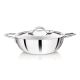 Premier Stainless Steel Triply Kadai with Lid