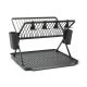 Foldable Dish Drying Rack - Dark Grey - Large