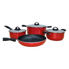 Premier 7Pcs Stainless Steel Non-Stick Cookware Set – Frypan, Stew Pots ...